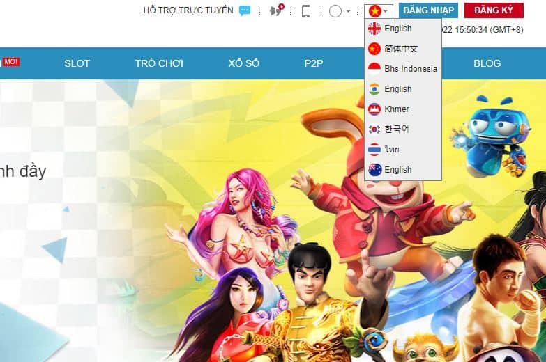 Hỗ trợ nhiều ngôn ngữ