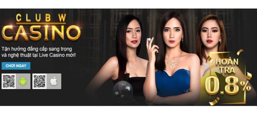 Live Casino W88 và các trò chơi online