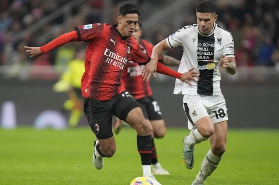 Trận đấu tuần 11 Serie A 2023/2024: AC Milan vs Udinese 