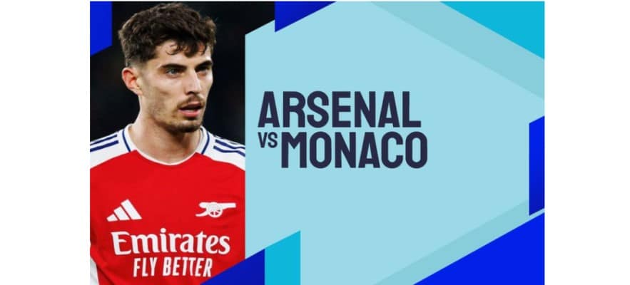 Soi kèo trận Arsenal vs AS Monaco UCL 2024/2025 lúc 03h00 ngày 12/12/2024