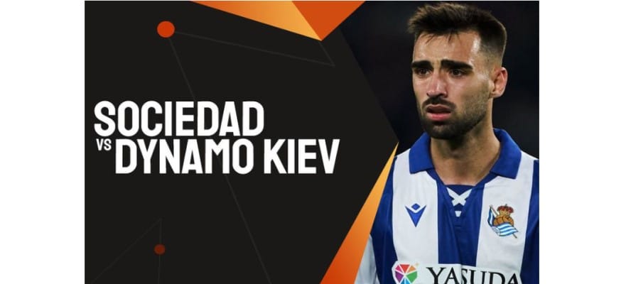 Soi kèo trận Real Sociedad vs Dynamo Kiev UEL 2024/25 lúc 03h00 ngày 13/12/2024