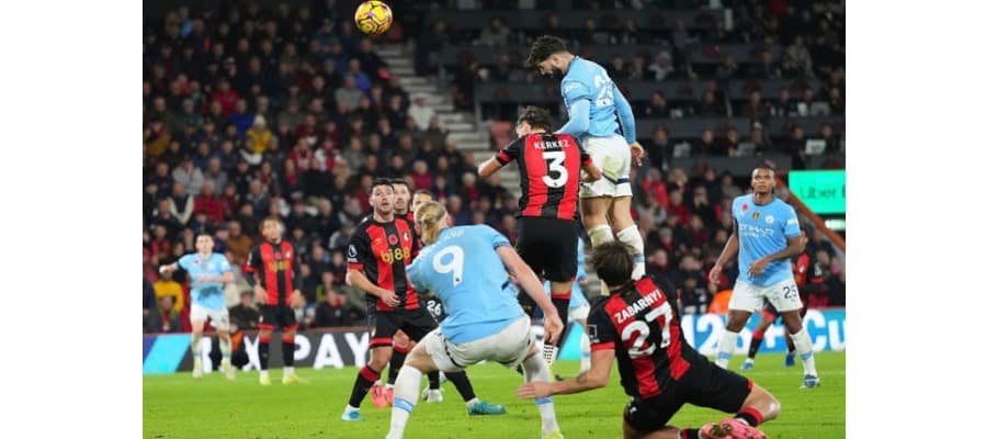 Soi kèo trận Bournemouth vs Manchester City lúc 22h30 ngày 30/03/2025