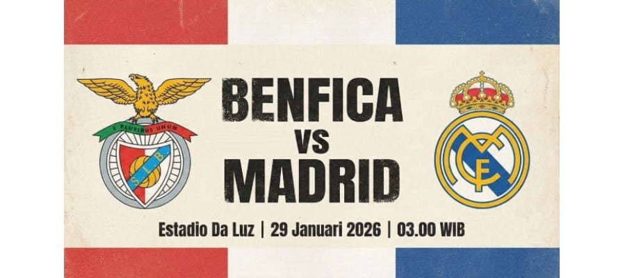 Soi kèo Benfica vs Real Madrid lúc 03h00 ngày 29/01/2026