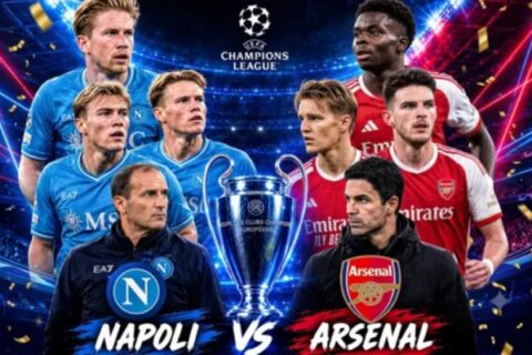 soi kèo, dự đoán trận đấu giữa Napoli và Arsenal thuộc vòng 1 Champions League mùa giải 2026-27